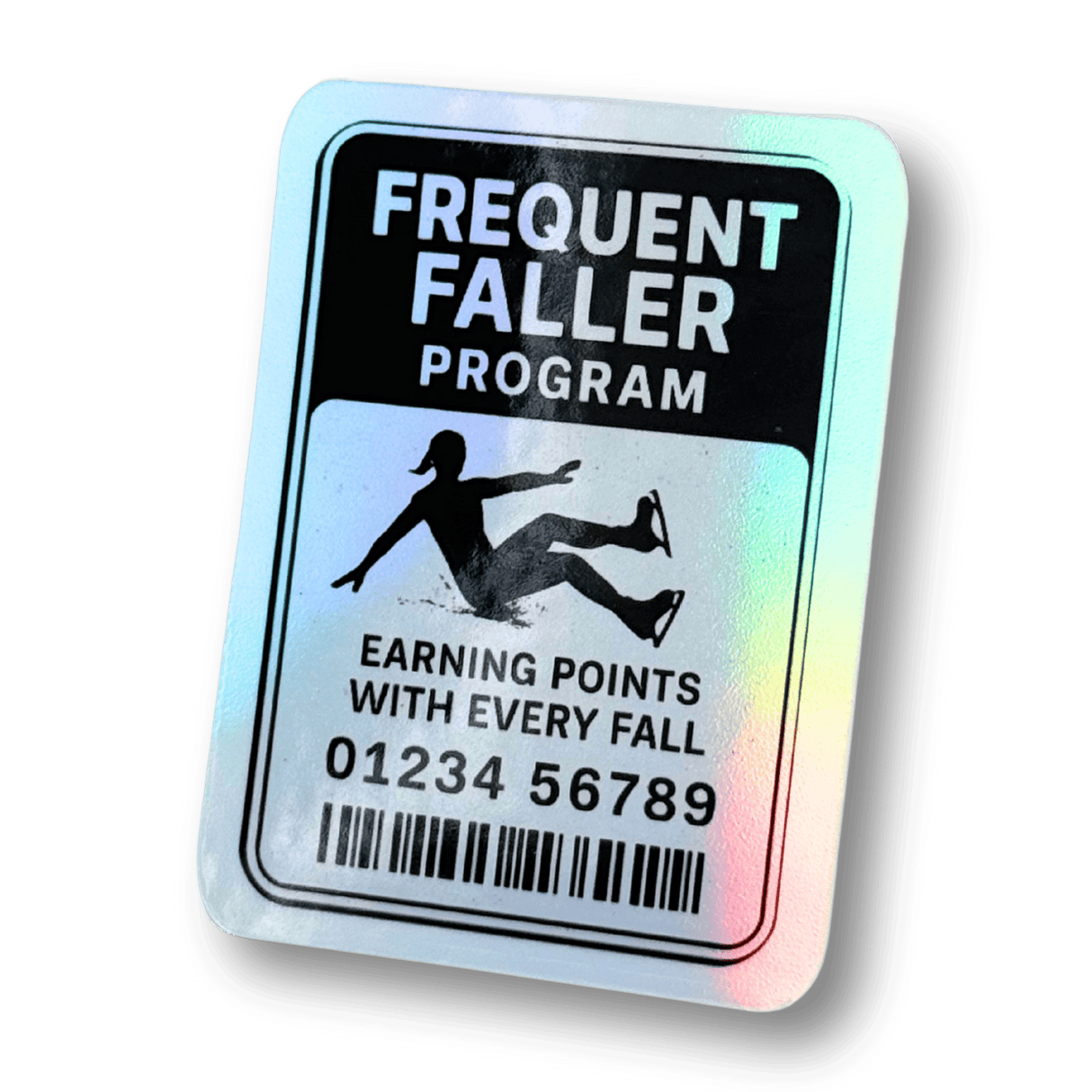 Frequent Faller Program Holographic Sticker
