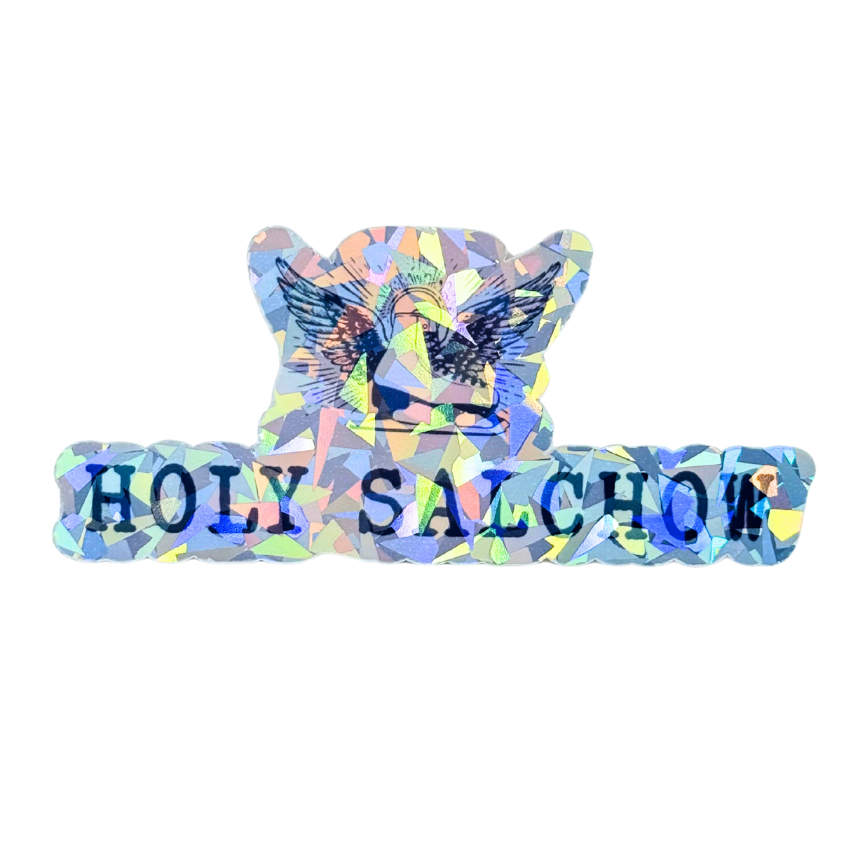 Holy Salchow Cracked Ice Holo Stickers