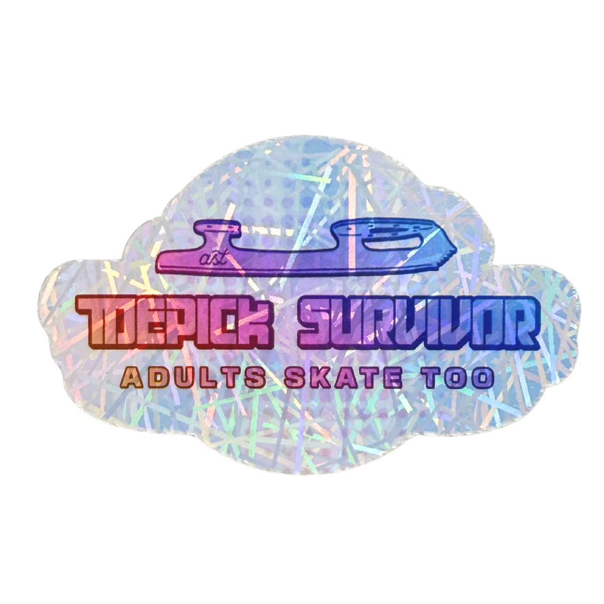 Toepick Survivor Holo Stickers