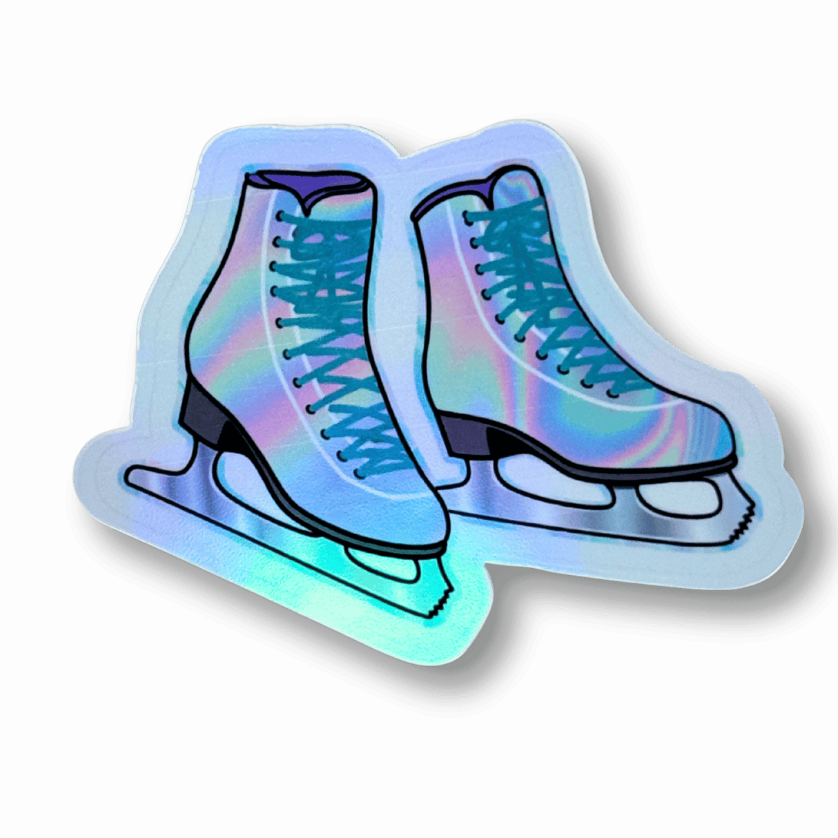 Oil Slick Skates Holographic Sticker