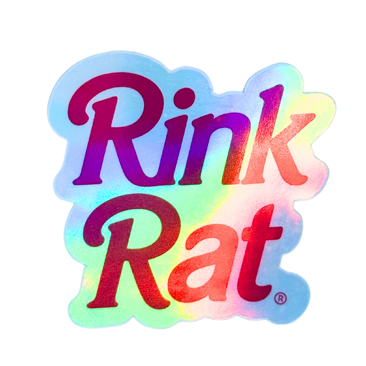 Rink Rat Holographic Stickers