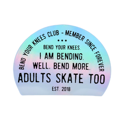 Bend Your Knees Club Holo Stickers
