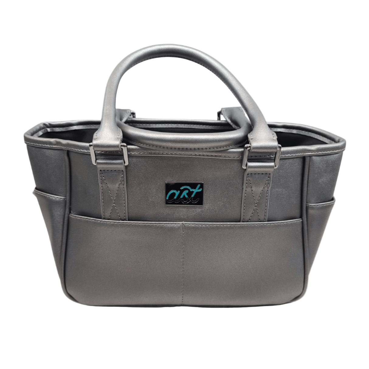 Rink Side Tote - Metallic Silver