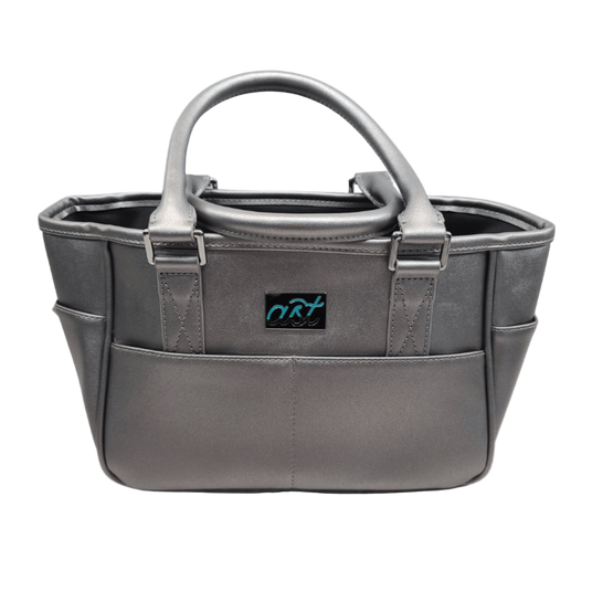 Rink Side Tote - Metallic Silver