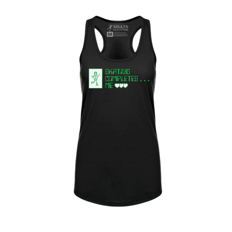 Skating Completes Me Racerback Tank