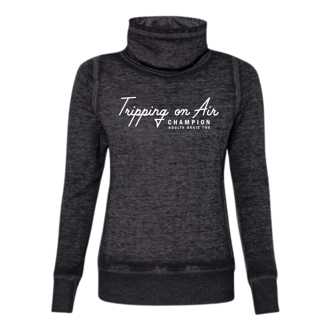 Tripping On Air Cowl Neck Sweatshirt