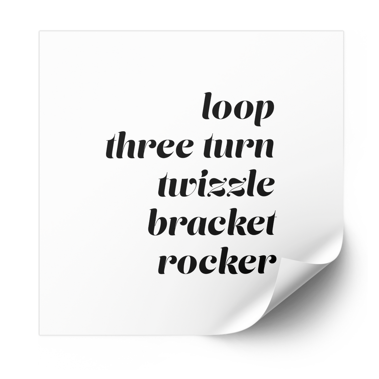 Moves Plastisol Heat Transfer - Adults Skate Too LLC