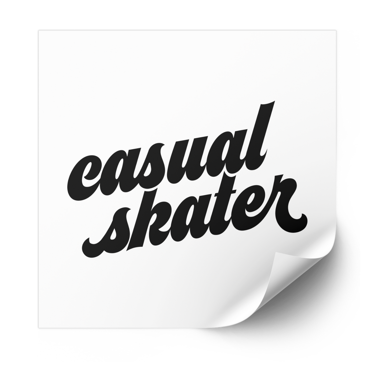 Casual Skater Plastisol Heat Transfer