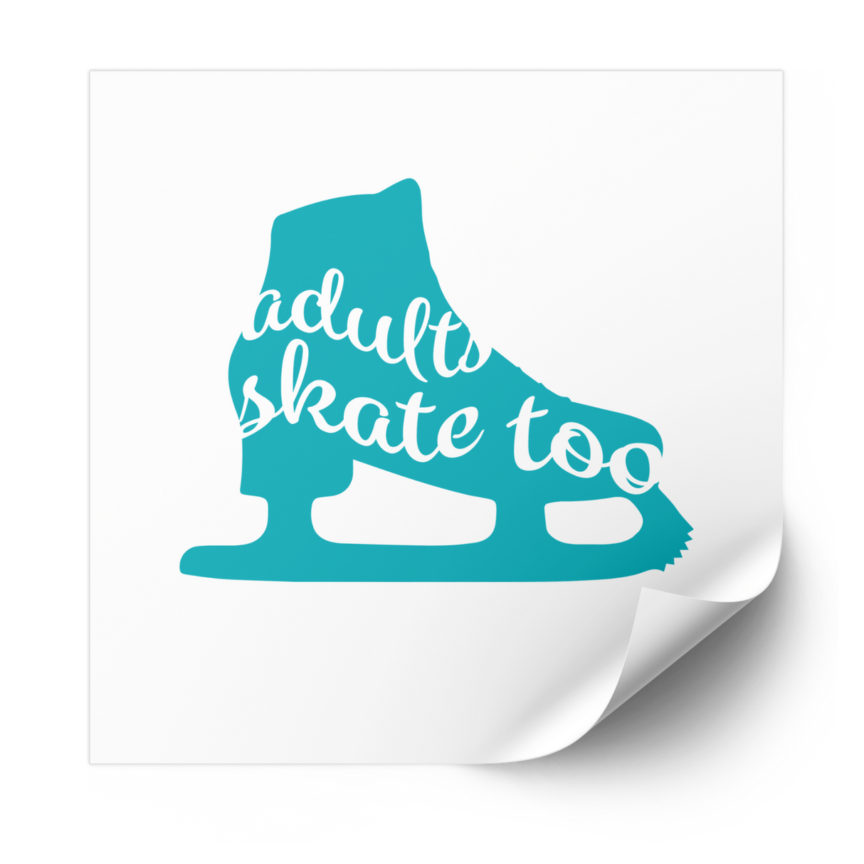 Skate Silhouette Plastisol Heat Transfer
