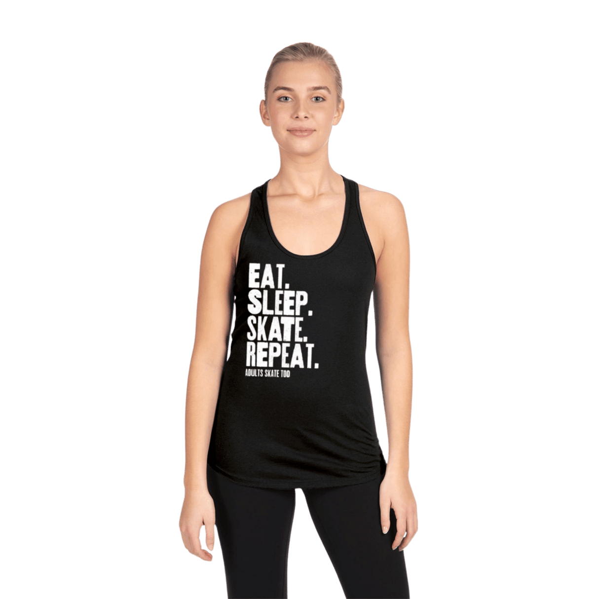 Eat Sleep Skate Repeat Racerback Tank
