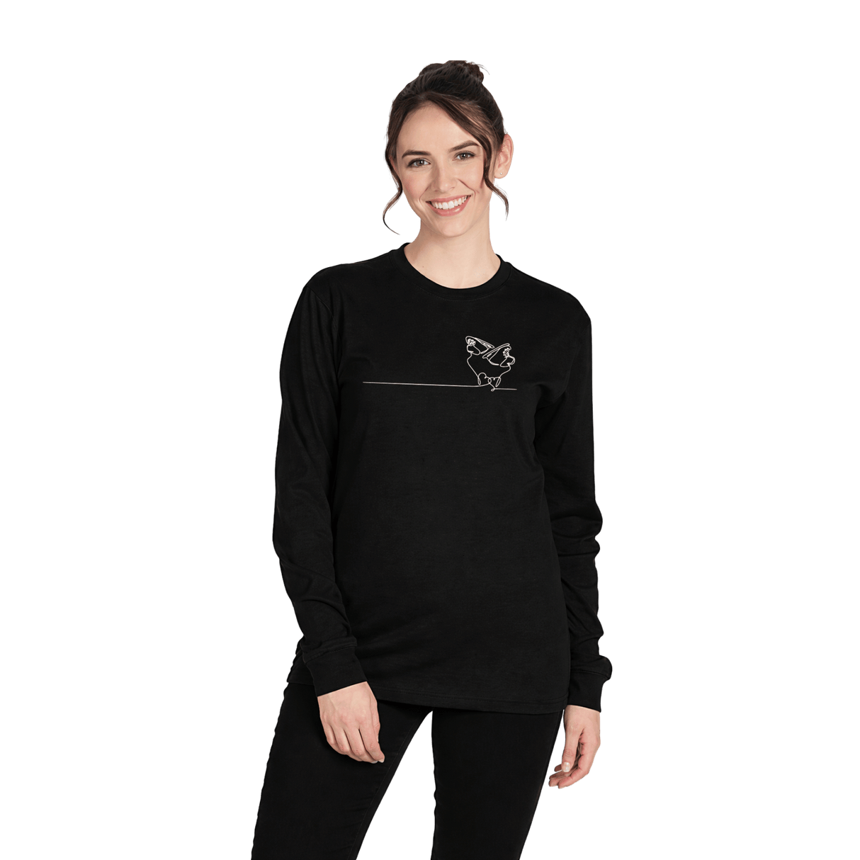 Ice Skate Heartstrings Long Sleeve