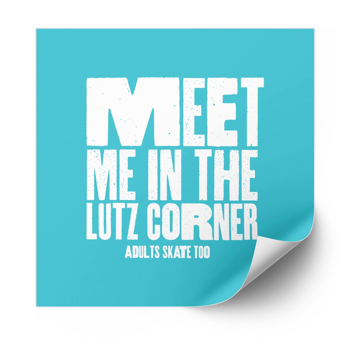 Meet Me in the Lutz Corner Plastisol Heat Transfer - Adults Skate Too LLC