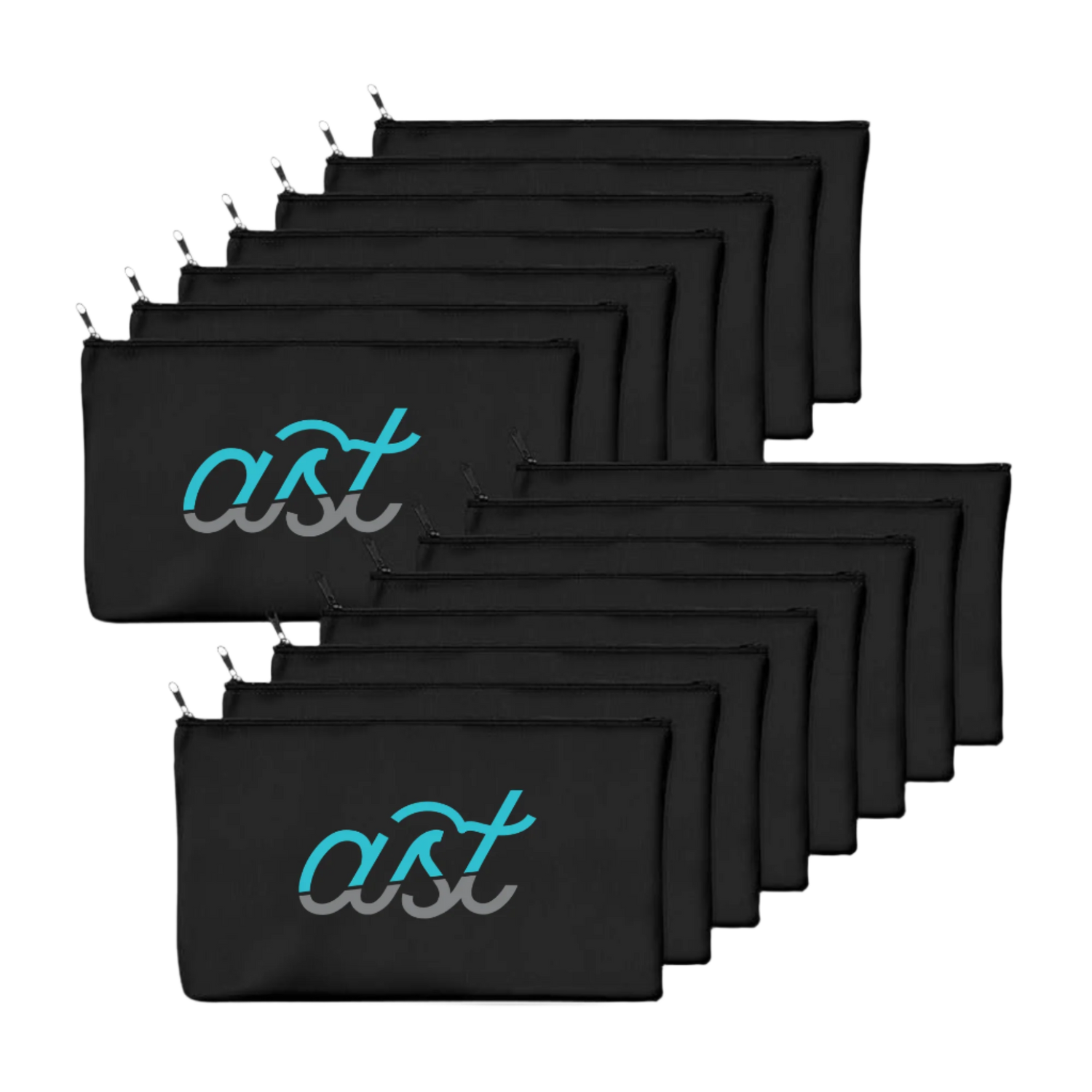 AST Canvas Zip Pouch For Accessories - 8.3” x 4.7”