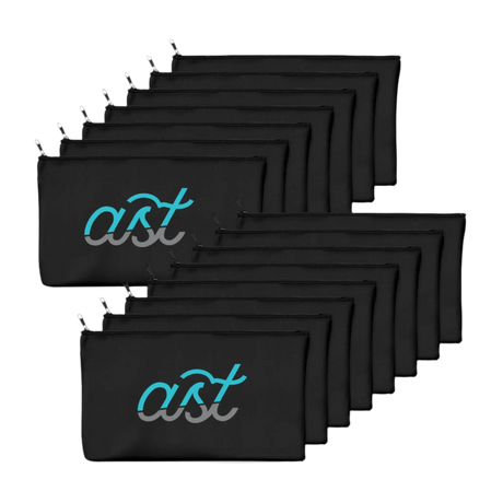 AST Canvas Zip Pouch For Accessories - 8.3” x 4.7”