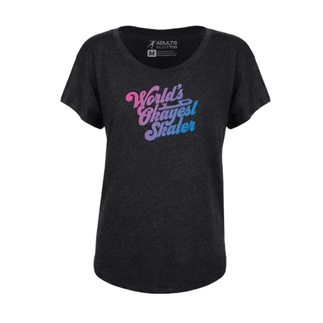World's Okayest Skater Dolman Tee - XS, L