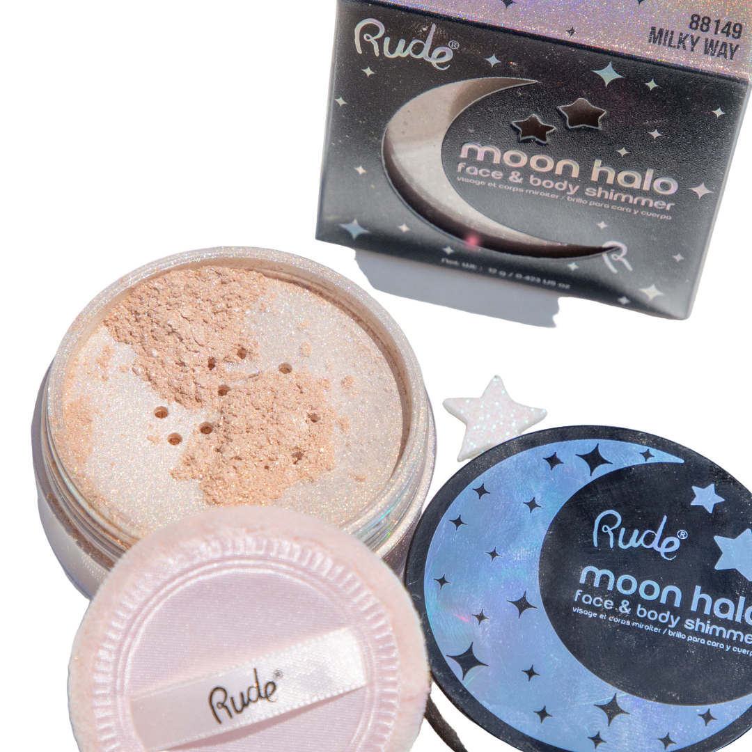 Rude Cosmetics Moon Halo Face & Body Shimmer