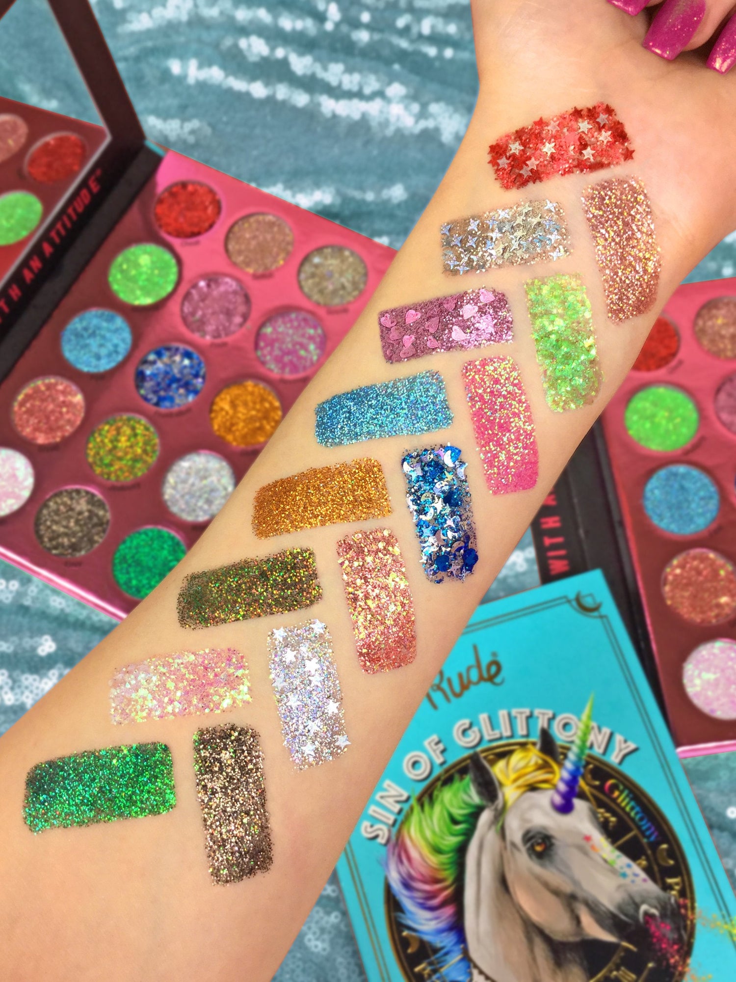 Sin of Glittony Glitter Palette - Adults Skate Too LLC
