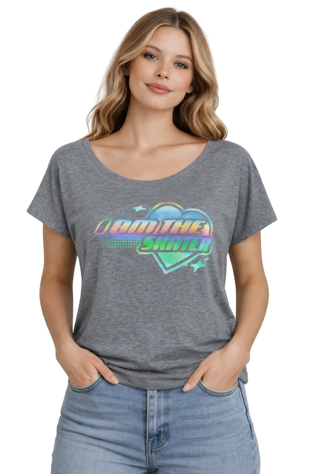 I Am The Skater Reflective Dolman - 2XL - OneofOne