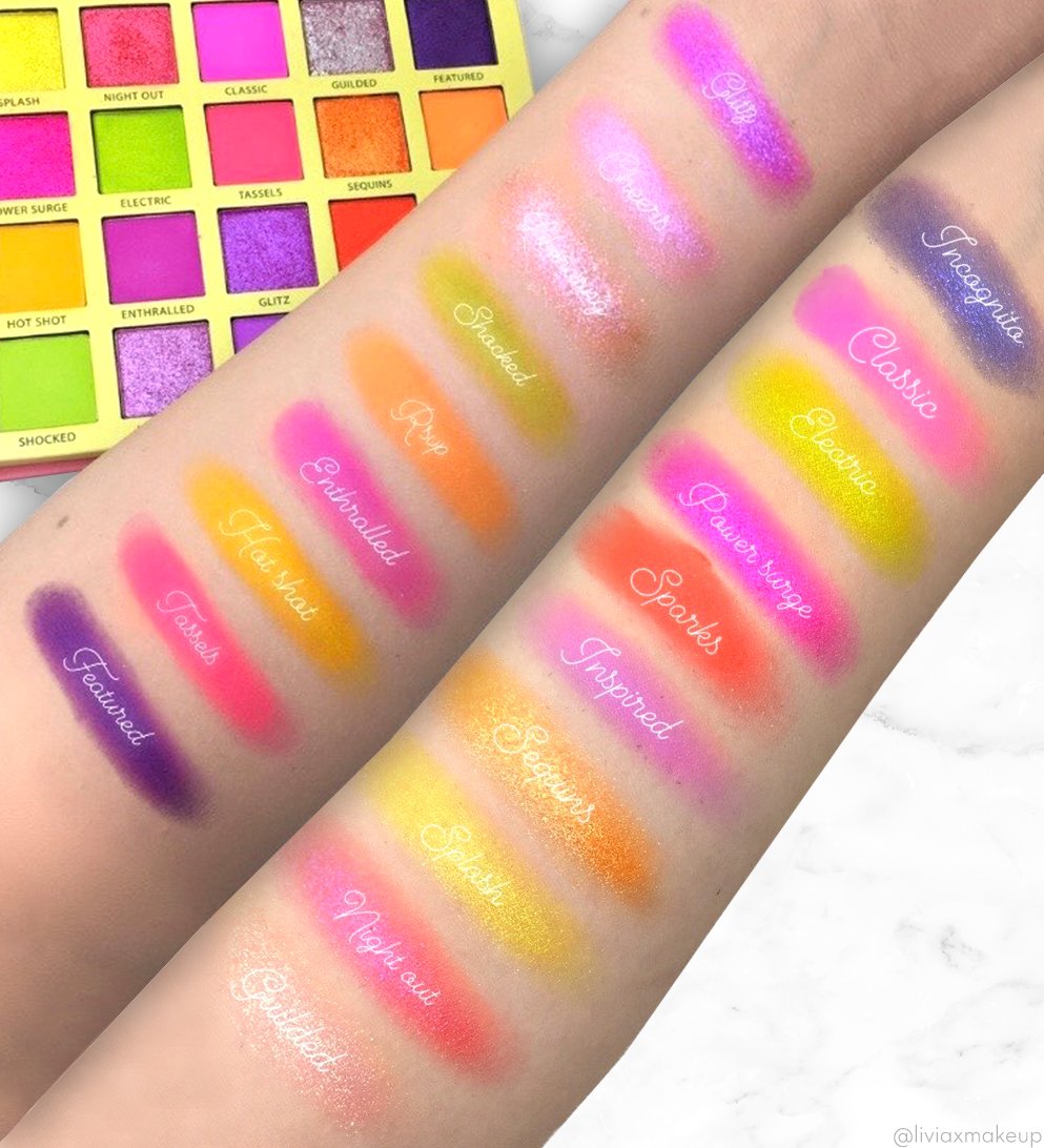 The Roaring 20's Eyeshadow Palette - Neons