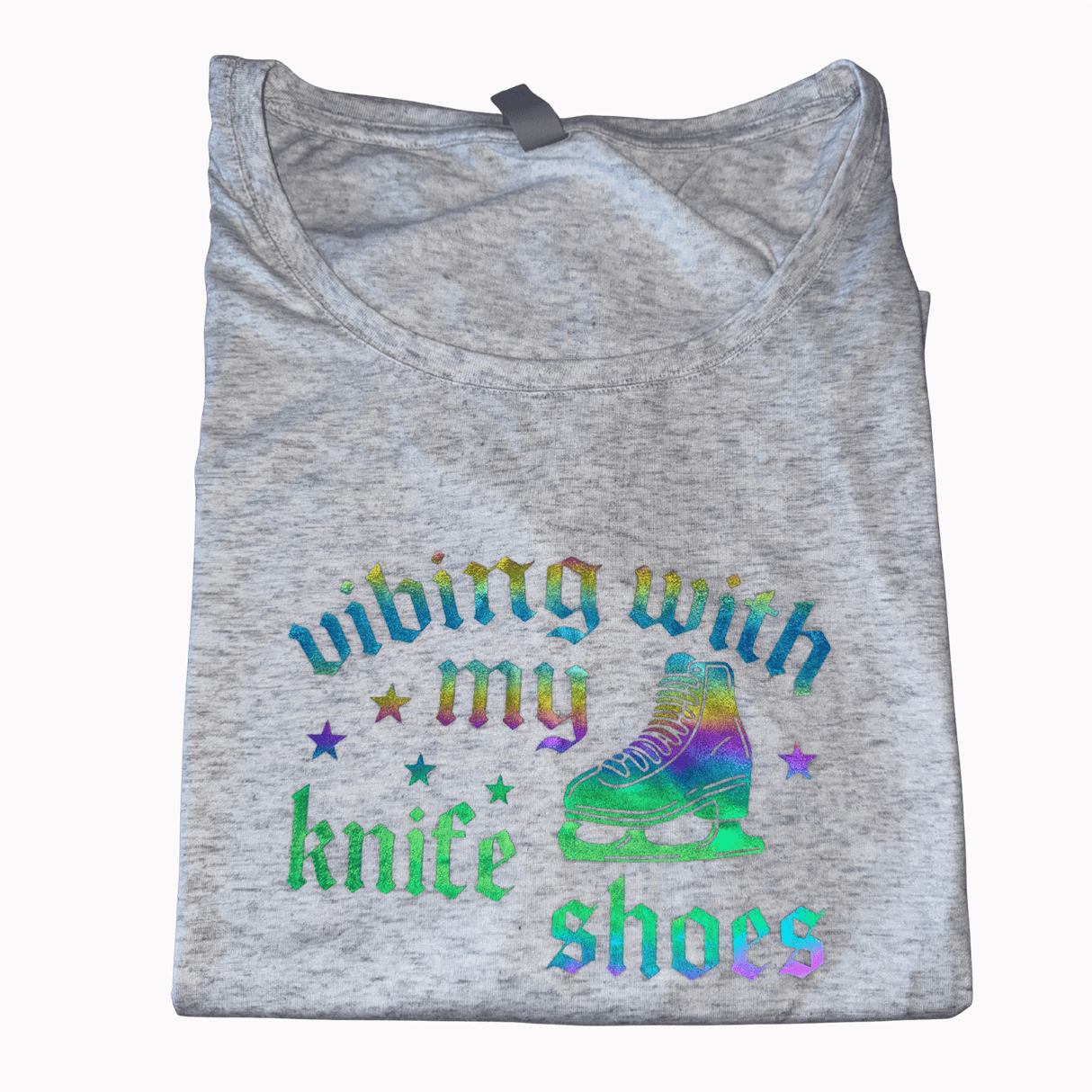 Vibing With My Knife Shoes Reflective Dolman - L - OneofOne