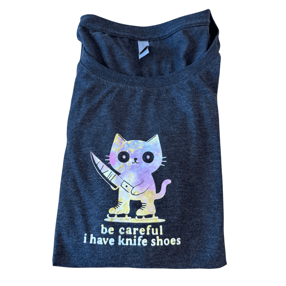 Dreamy Danger Knifeshoes Cat Women's Black Long Sleeve - XL - OneofOne