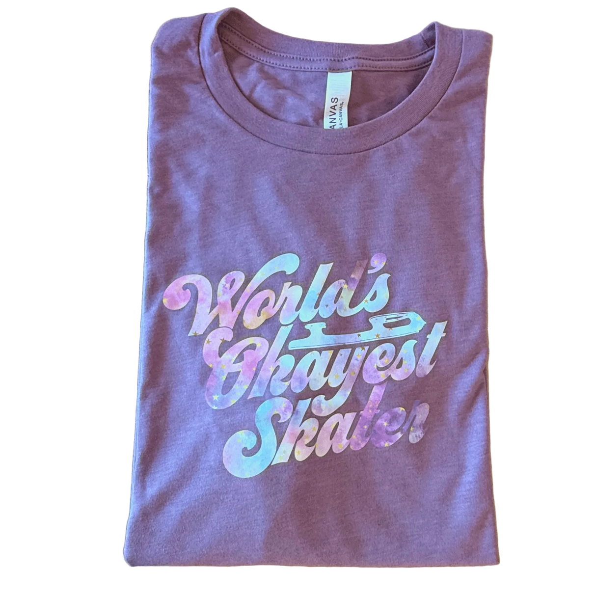 Pastel Stardust Worlds Okayest Skater Tee - M - OneofOne