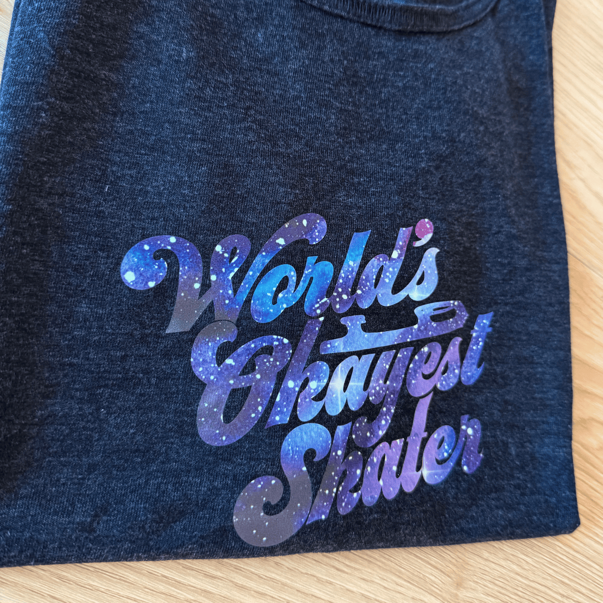 Stardust Galaxy Worlds Okayest Skater Flowy Tank - L - OneofOne