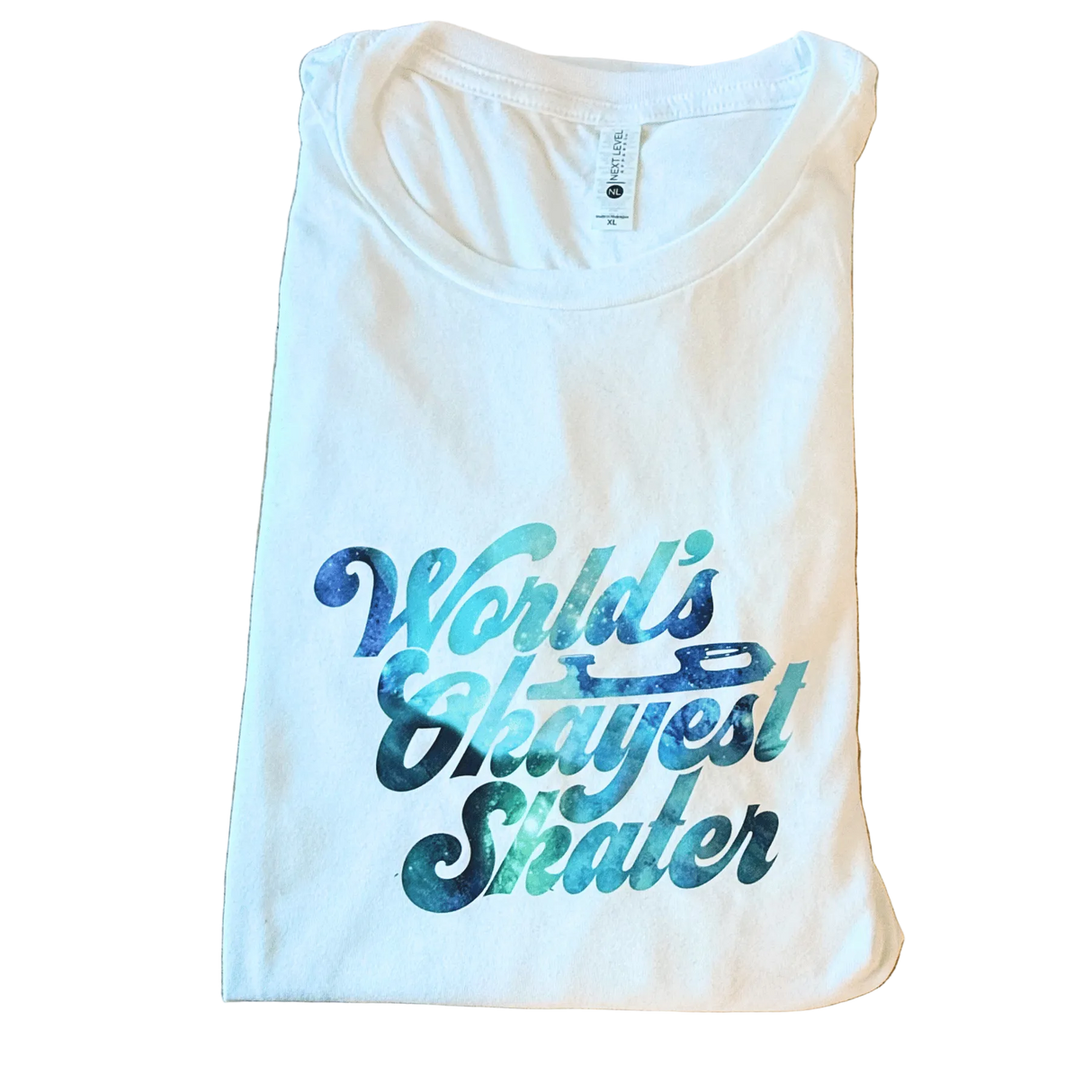 Ocean Galaxy Worlds Okayest Skater Tee - XL - OneofOne