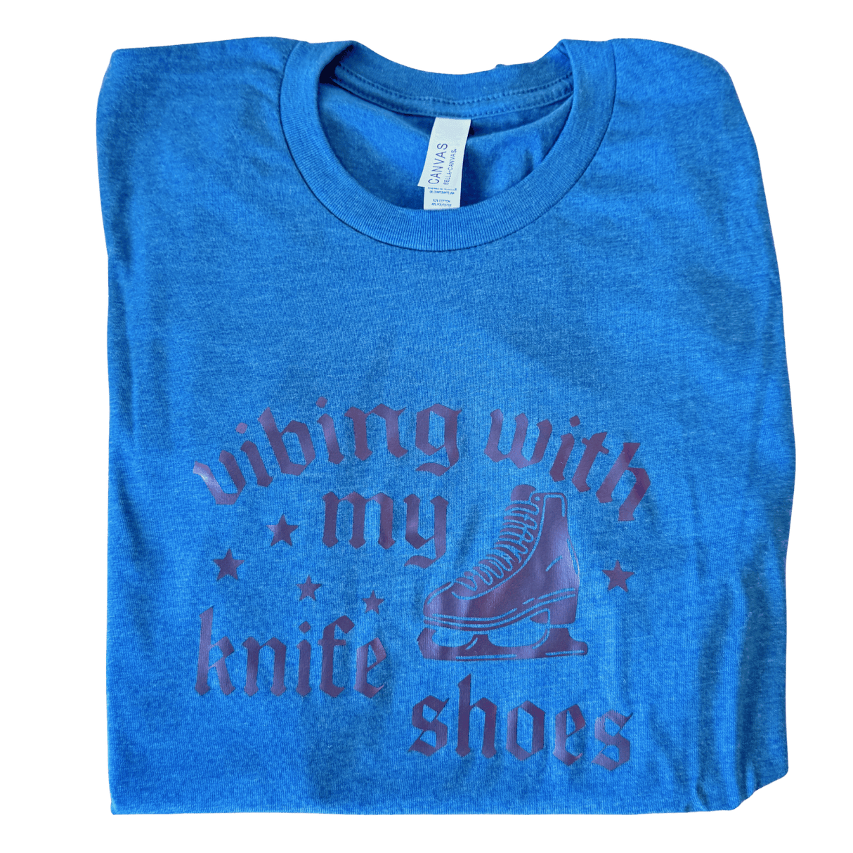 Vibing With My Knife Shoes Purple Vibes Tee - XS - OneofOne