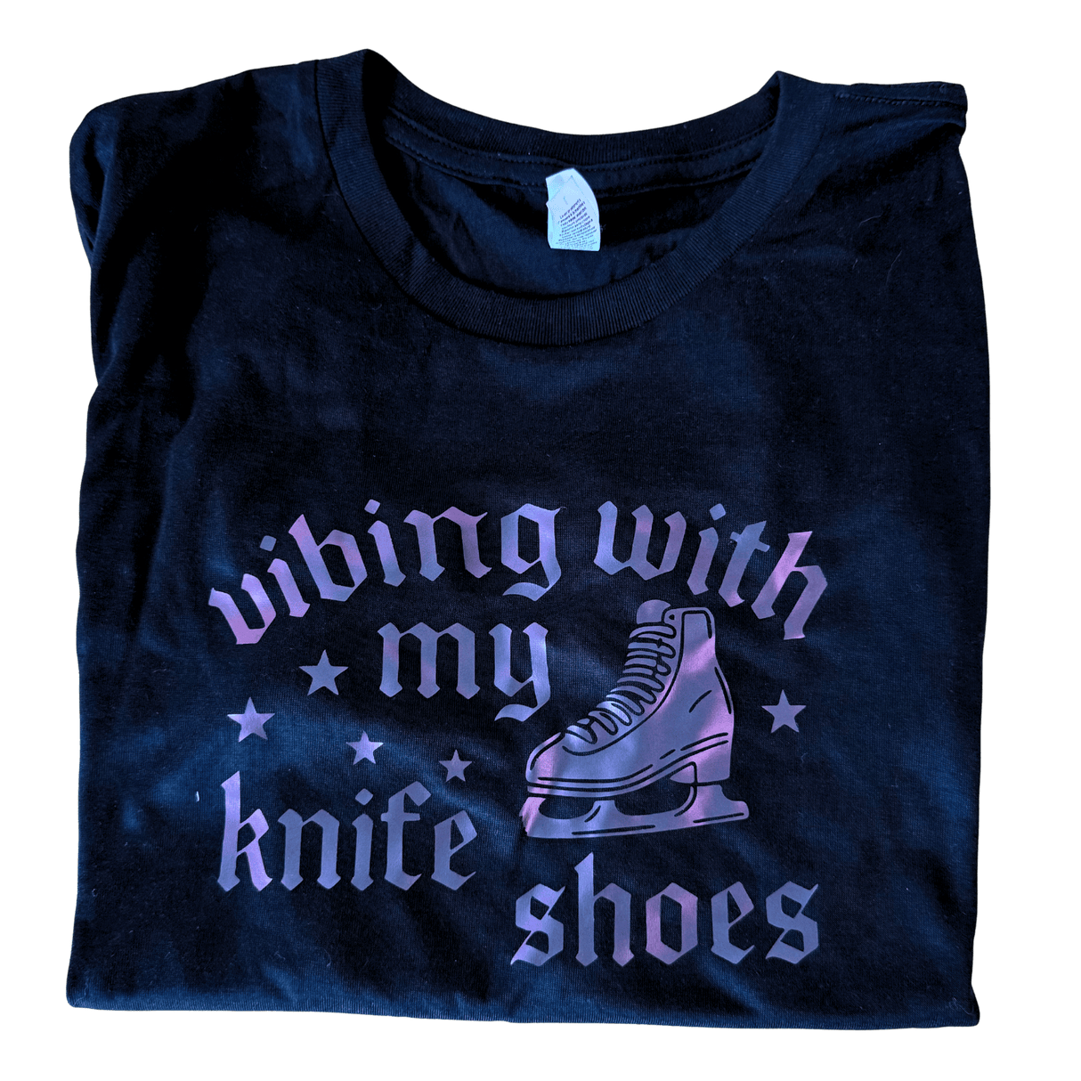 Vibing With My Knife Shoes Chameleon Purple Crop - L - OneofOne