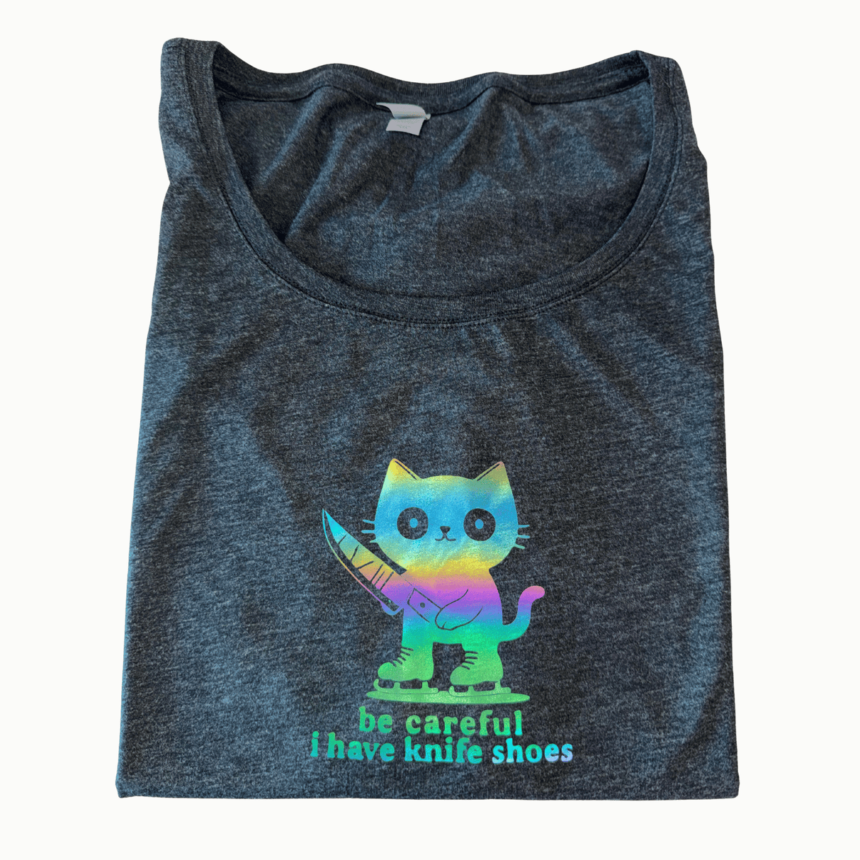 After Dark Knifeshoes Cat Reflective Dolman - 2XL - OneofOne