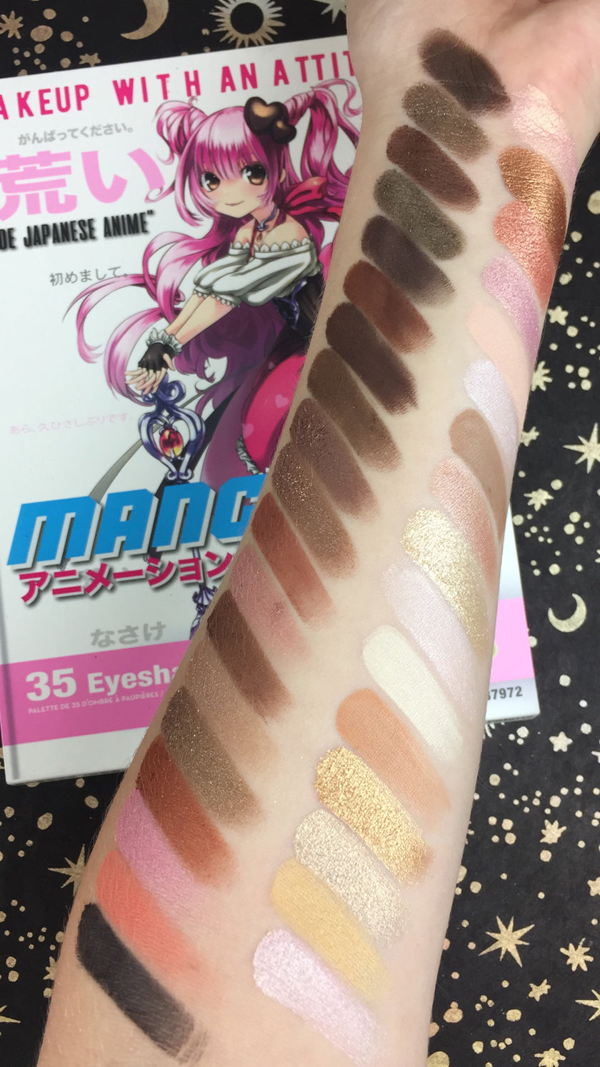 Manga Anime Makeup 35 Eyeshadow Palette Book 2