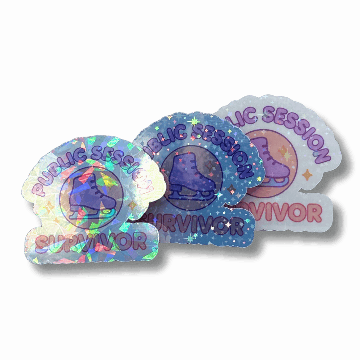 Public Session Survivor Holo Stickers