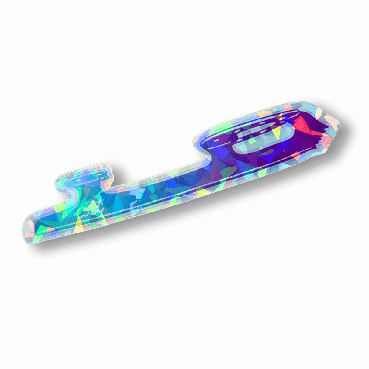 AST Ombre Blade Cracked Ice Holo Stickers