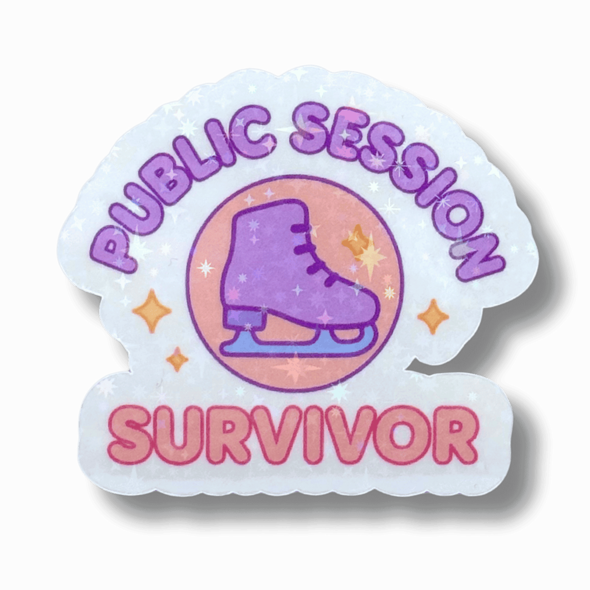 Public Session Survivor Sparkle Holo Stickers