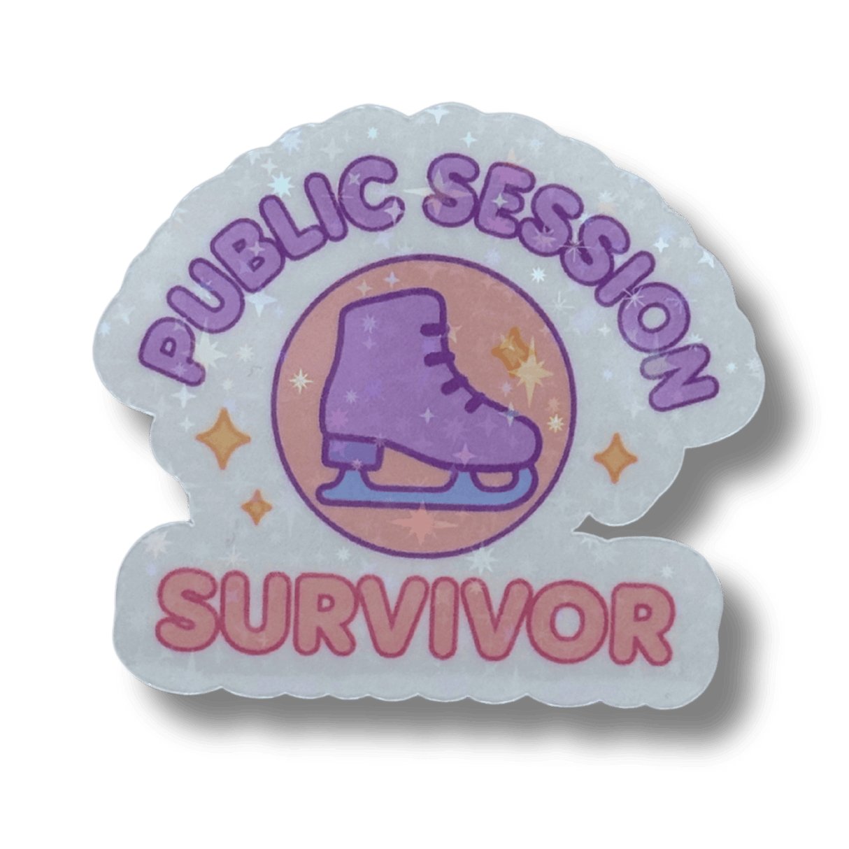Public Session Survivor Sparkle Holo Stickers