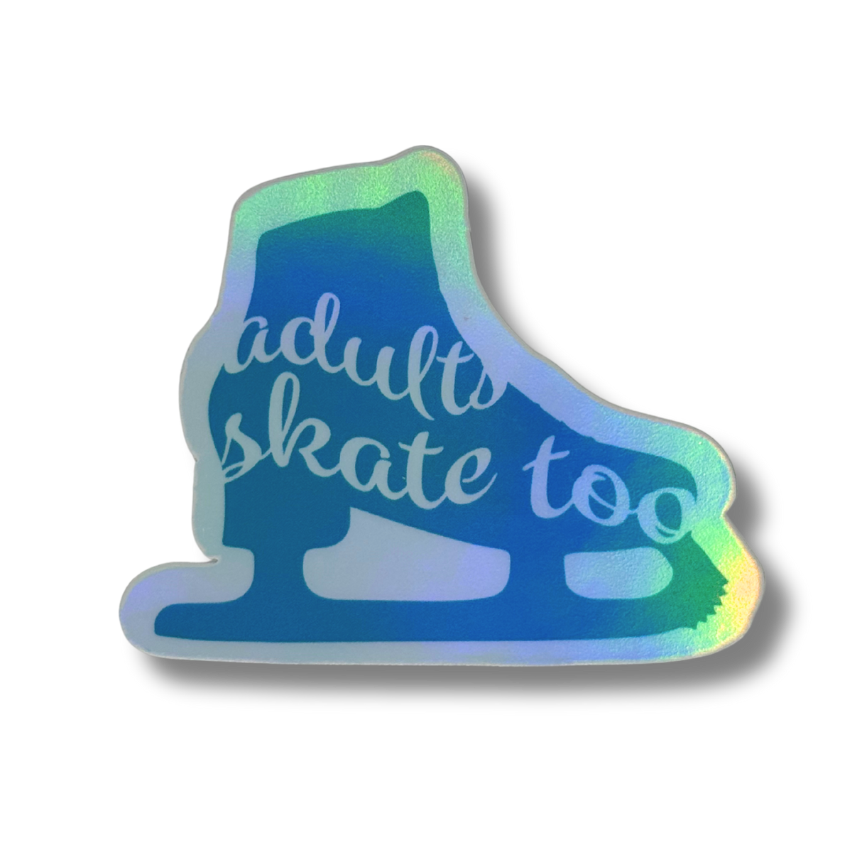 AST Skate Silhouette Holo Stickers