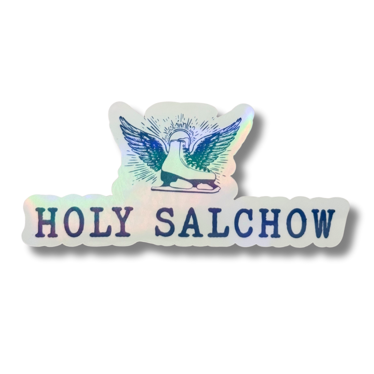 Holy Salchow Clear Holo Stickers