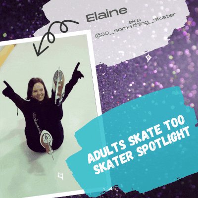 Elaine on the ice