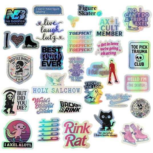 Stickers - Adults Skate Too LLC