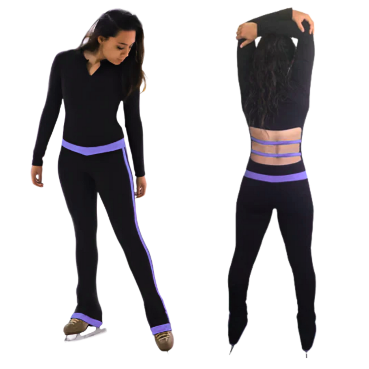 ColorFlow Long Sleeve One-Piece Flowsuits