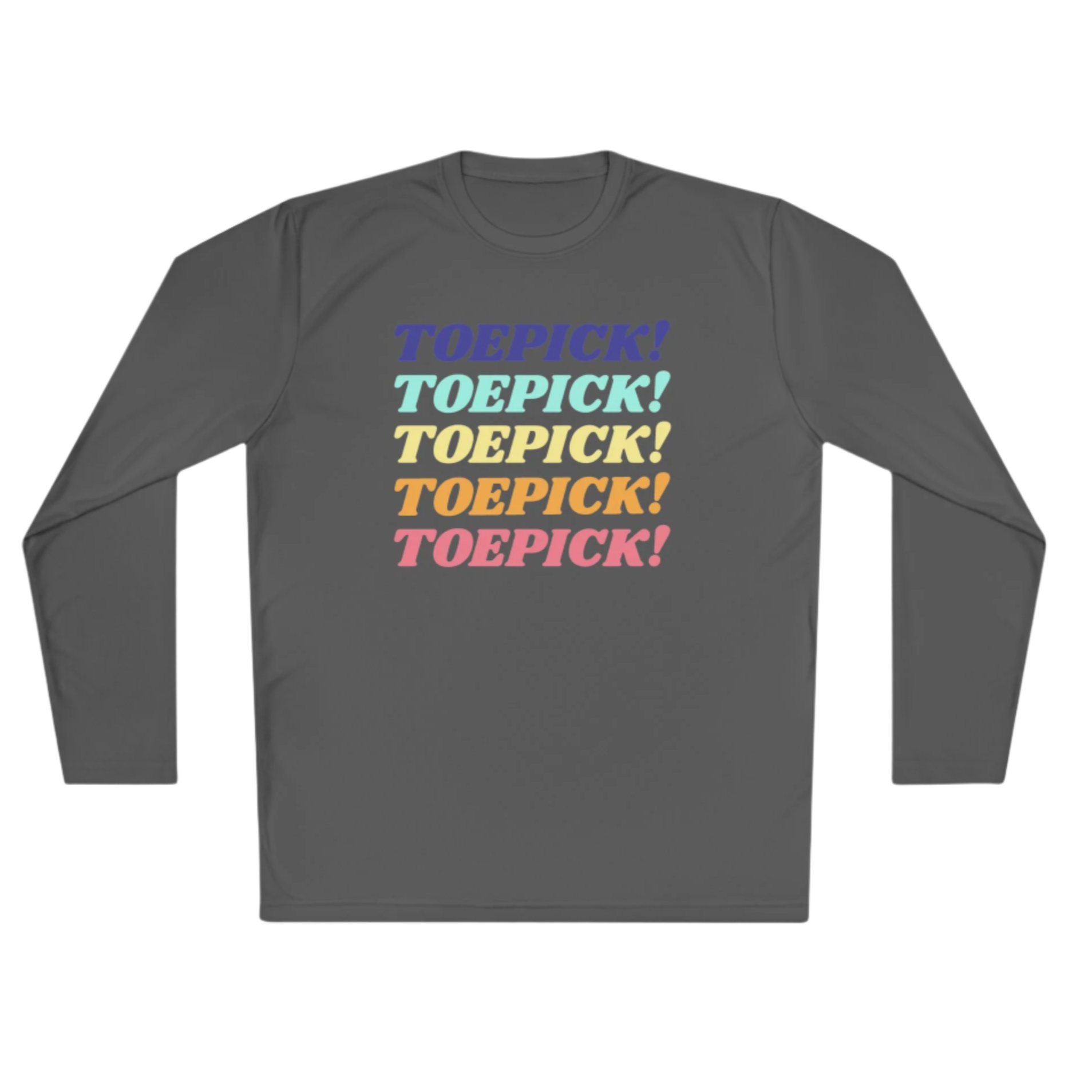 Toepick! Warm Up Long Sleeve Tee - Adults Skate Too LLC