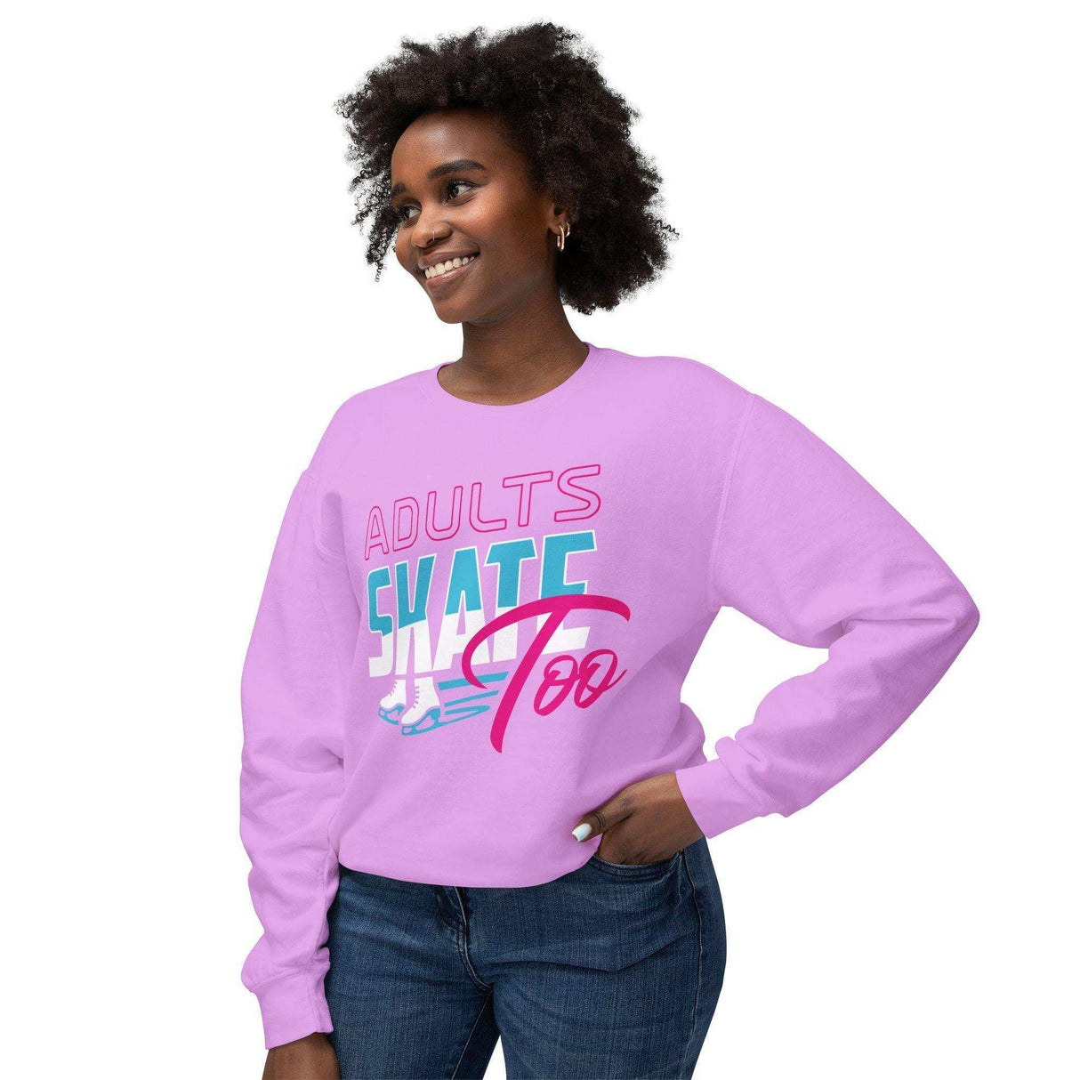 Retro Unisex Sweatshirt - Adults Skate Too LLC