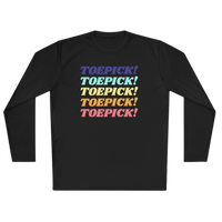 Toepick! Warm Up Long Sleeve Tee - Adults Skate Too LLC