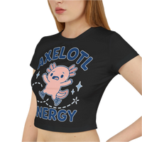 Axelotl Energy Women's Baby Tee - Adults Skate Too LLC