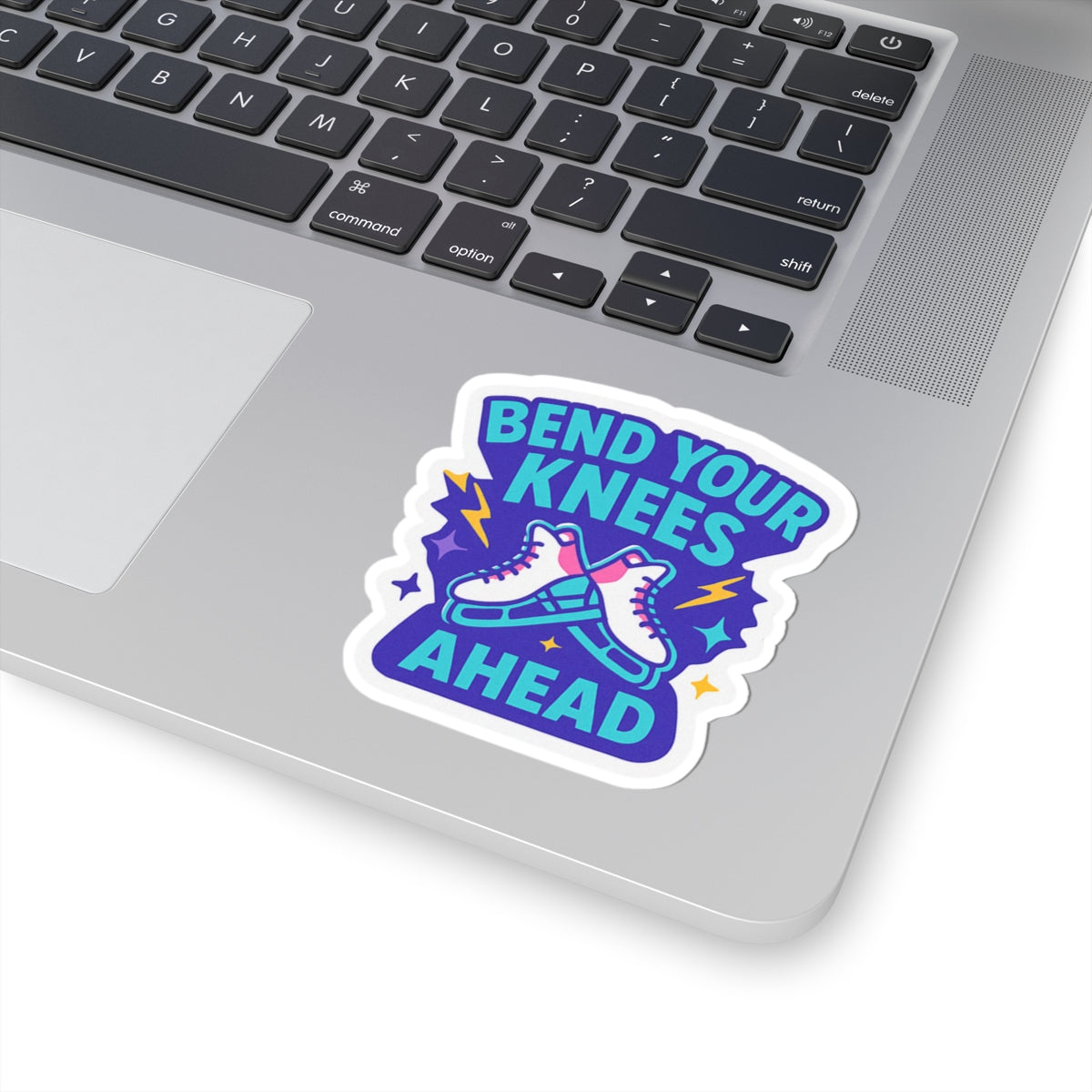 Bend Your Knees Ahead Skating Stickers - Adults Skate Too LLC