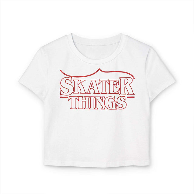 Skater Things Women's Baby Tee - Adults Skate Too LLC