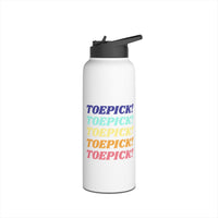 Toepick! 32oz Stainless Steel Water Bottle - Adults Skate Too LLC