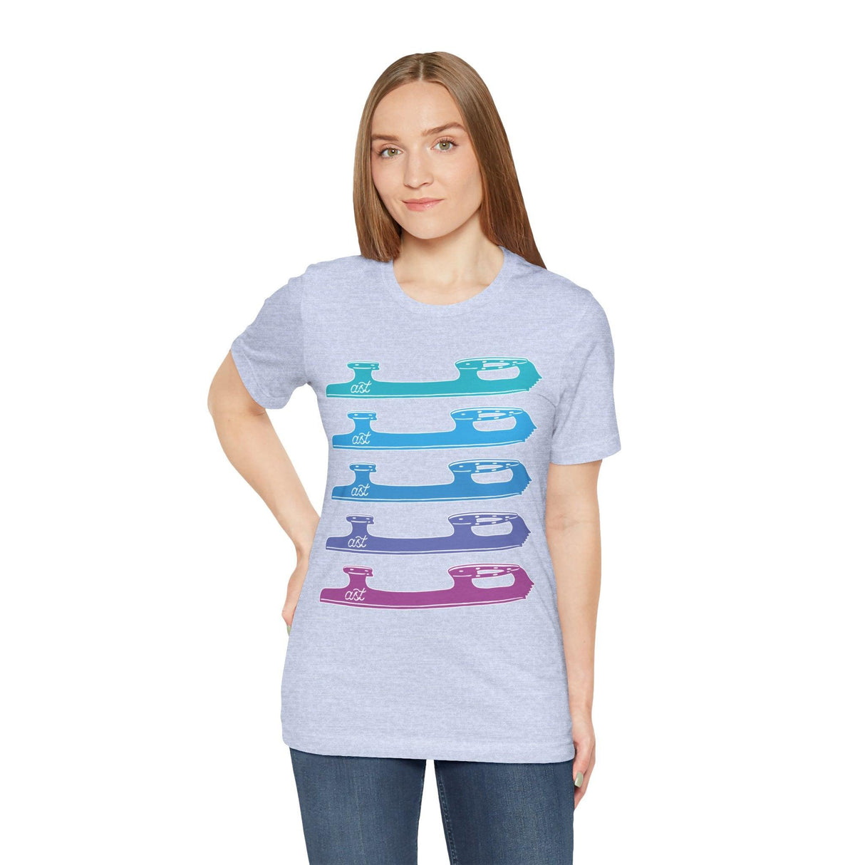 Blade Gradient Unisex Tee - Adults Skate Too LLC