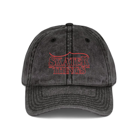 Skater Things Vintage Embroidered Cap
